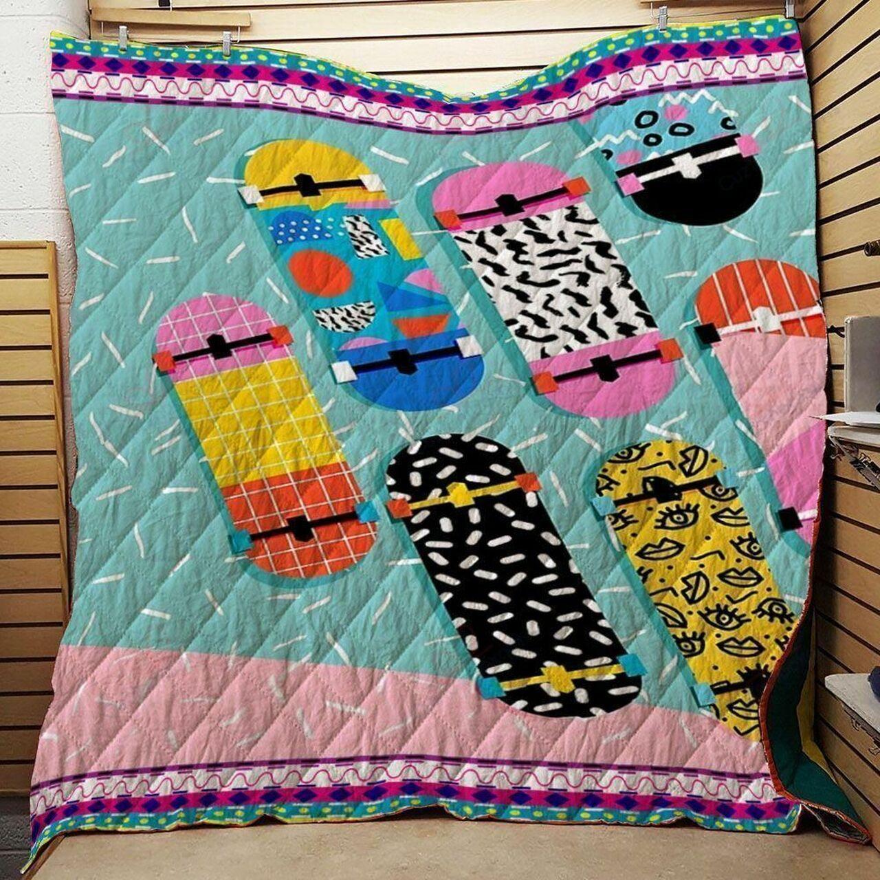 Skateboards DT2909701CL Quilt Blanket and Home Decor
