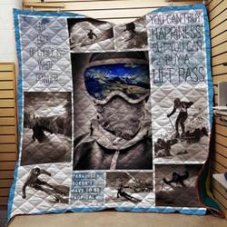 Skiing Blanket Th0907 Quilt and Home Decor