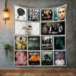 Skillet Album Covers Quilt Blanket and Home Decor