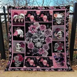 Skull Bi180705B Tbg Quilt Blanket and Home Decor