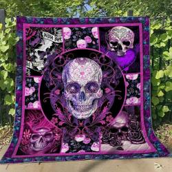 Skull Bi260705B Tbg Quilt Blanket and Home Decor