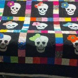Skull Cla260678 Quilt Blanket and Home Decor