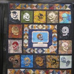 Skull Cla290693 Quilt Blanket and Home Decor
