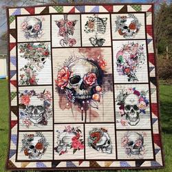 Skull Hur Quilt bt and Home Decor