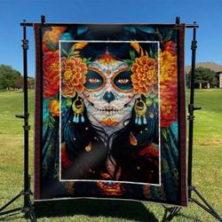 Skull Hur Quilt qo and Home Decor
