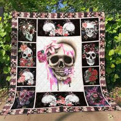 Skull Li300704B Tbg Quilt Blanket and Home Decor