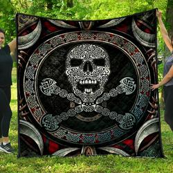 Skull Quilt  01839  Quilt and Home Decor