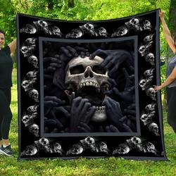 Skull Quilt  01993  Quilt and Home Decor