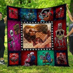 Skull Quilt- 02205  Quilt and Home Decor