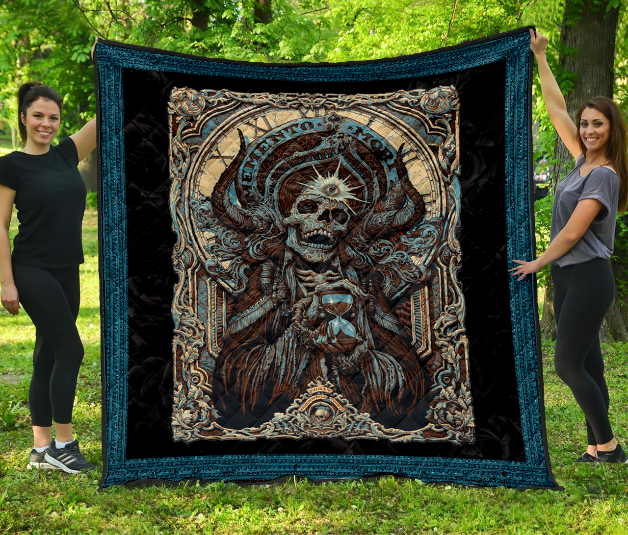 Skull Quilt 02349 Quilt and Home Decor
