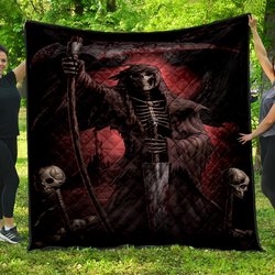 Skull Quilt  02412  Quilt and Home Decor