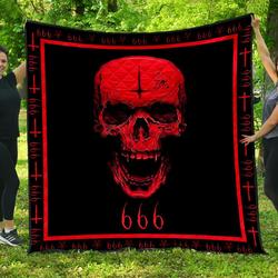 Skull Quilt 02792 Quilt  Quilt and Home Decor