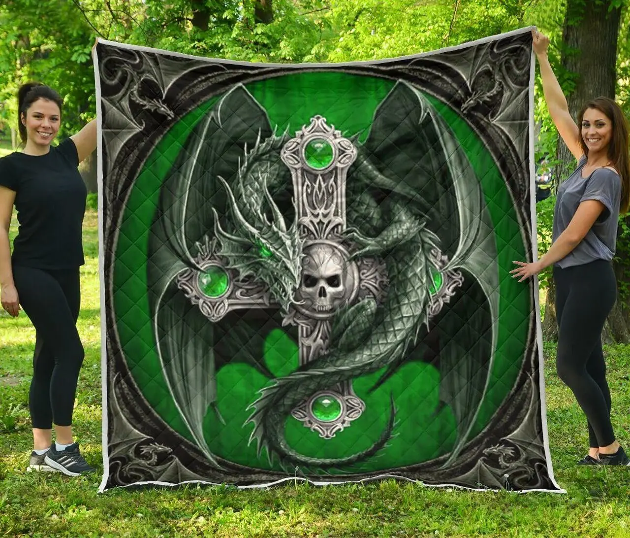 Skull Quilt 02803 Quilt Quilt and Home Decor