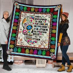 Skull Quilt Blanket Dhc09121527Dd and Home Decor