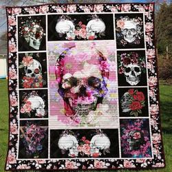 Skull TU040726A TBG Quilt Blanket and Home Decor