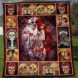 Skull Ye050704A Tbg Quilt Blanket and Home Decor