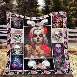 Skull Ye100709A Tbg Quilt Blanket and Home Decor