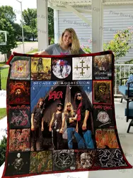 Slayer Albums Cover Poster Quilt 4 and Home Decor