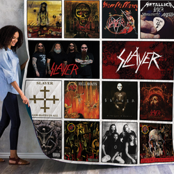 Slayer Albums Quilt Blanket For Fans Ver 14 and Home Decor