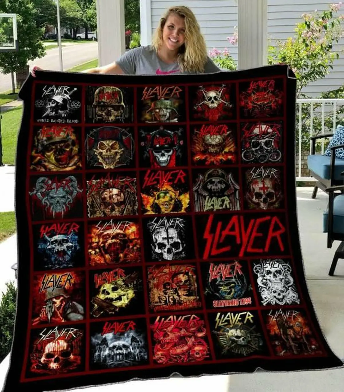 Slayer Quilt Blanket Hvt250514 Quilt and Home Decor