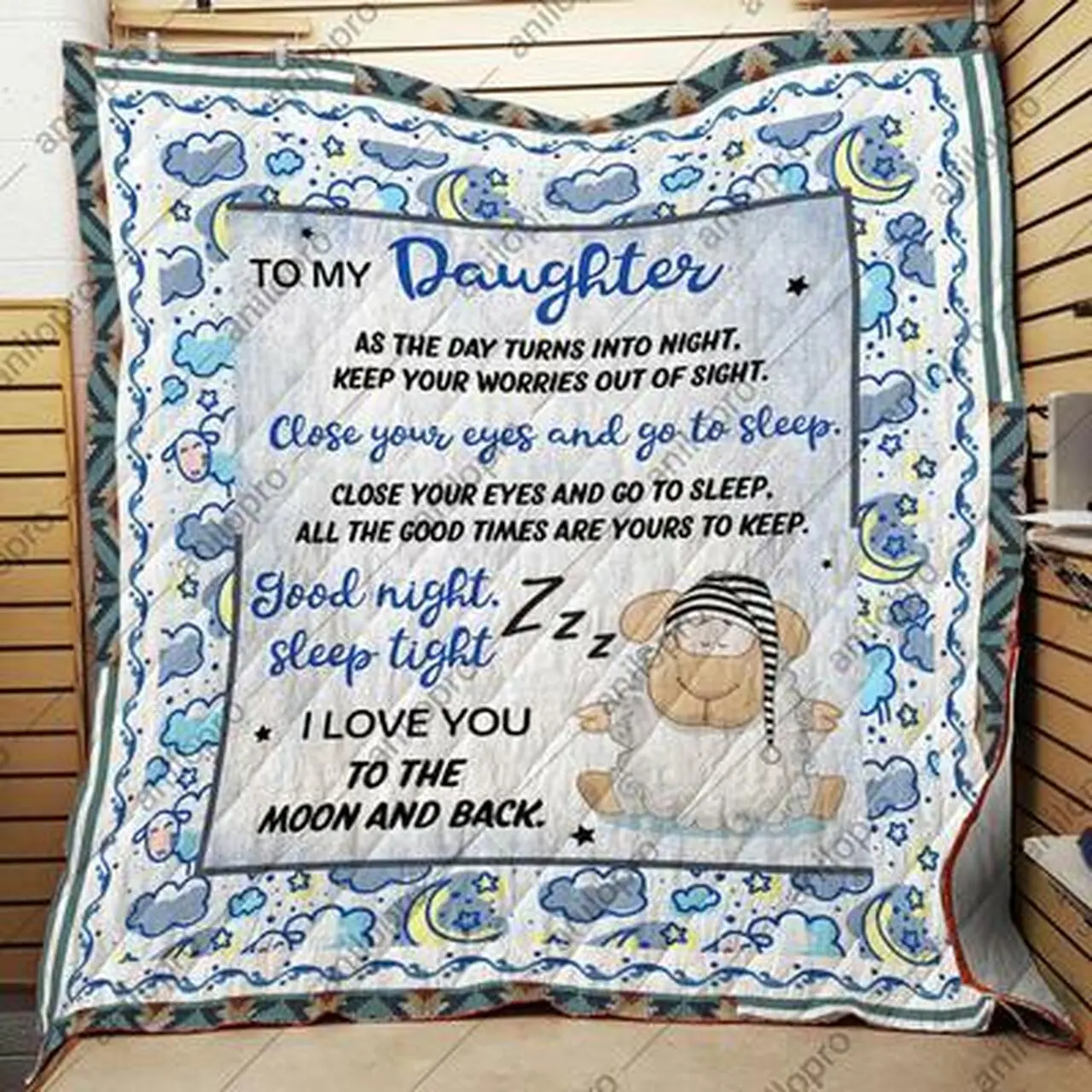 Sleep Tight My Dear Quilt Blanket Quilt and Home Decor