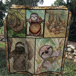 Sloth 1103 85 Quilt Blanket  Quilt and Home Decor