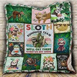 Sloth Cl18100655Mdq Quilt Blanket and Home Decor