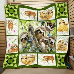 Sloth Quilt Blanket Dhc0910323Vt and Home Decor