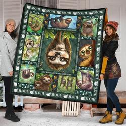 Sloth Quilt Blanket Dhc09121586Dd and Home Decor