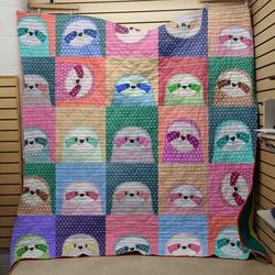 Sloth Quilt Blanket Dhc1501638Vt and Home Decor