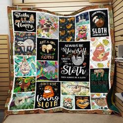 Sloth Quilt Hdq and Home Decor