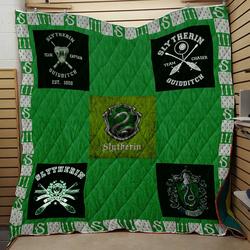 Slytherin House Quilt V1  Quilt and Home Decor