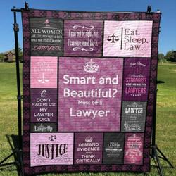 Smart And Beautiful Lawyer Quilt Blanket Hn57  Quilt and Home Decor
