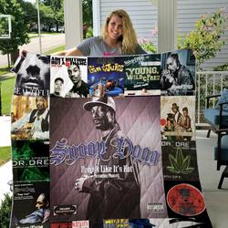 Snoop Dogg Songs Quilt Blanket For Fans Ver 17 and Home Decor