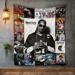 Snoop Dogg Style Two Album Covers Quilt Blanket and Home Decor