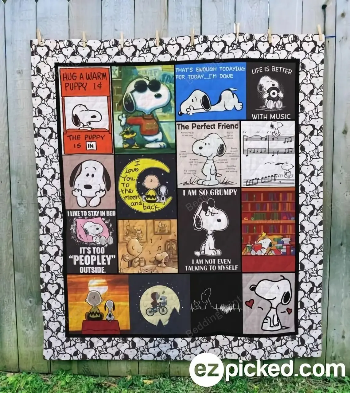 Snoopy 1 Quilt Blanket and Home Decor