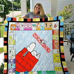 Snoopy 2 Quilt Blanket and Home Decor