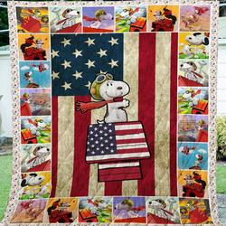 Snoopy America Summer Quilt  Quilt and Home Decor