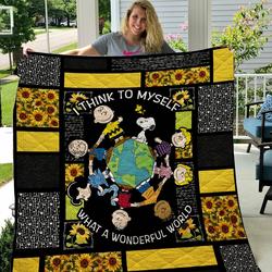 Snoopy And Friends Sunshine Quilt  Quilt and Home Decor