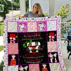 Snoopy Belle Quilt Blanket I1D1 and Home Decor