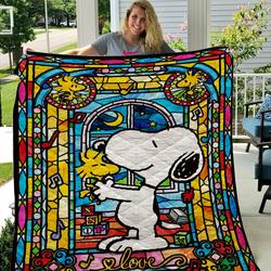 Snoopy Music Love Quilt  Quilt and Home Decor