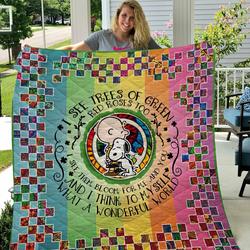 Snoopy Peace Quilt  Quilt and Home Decor