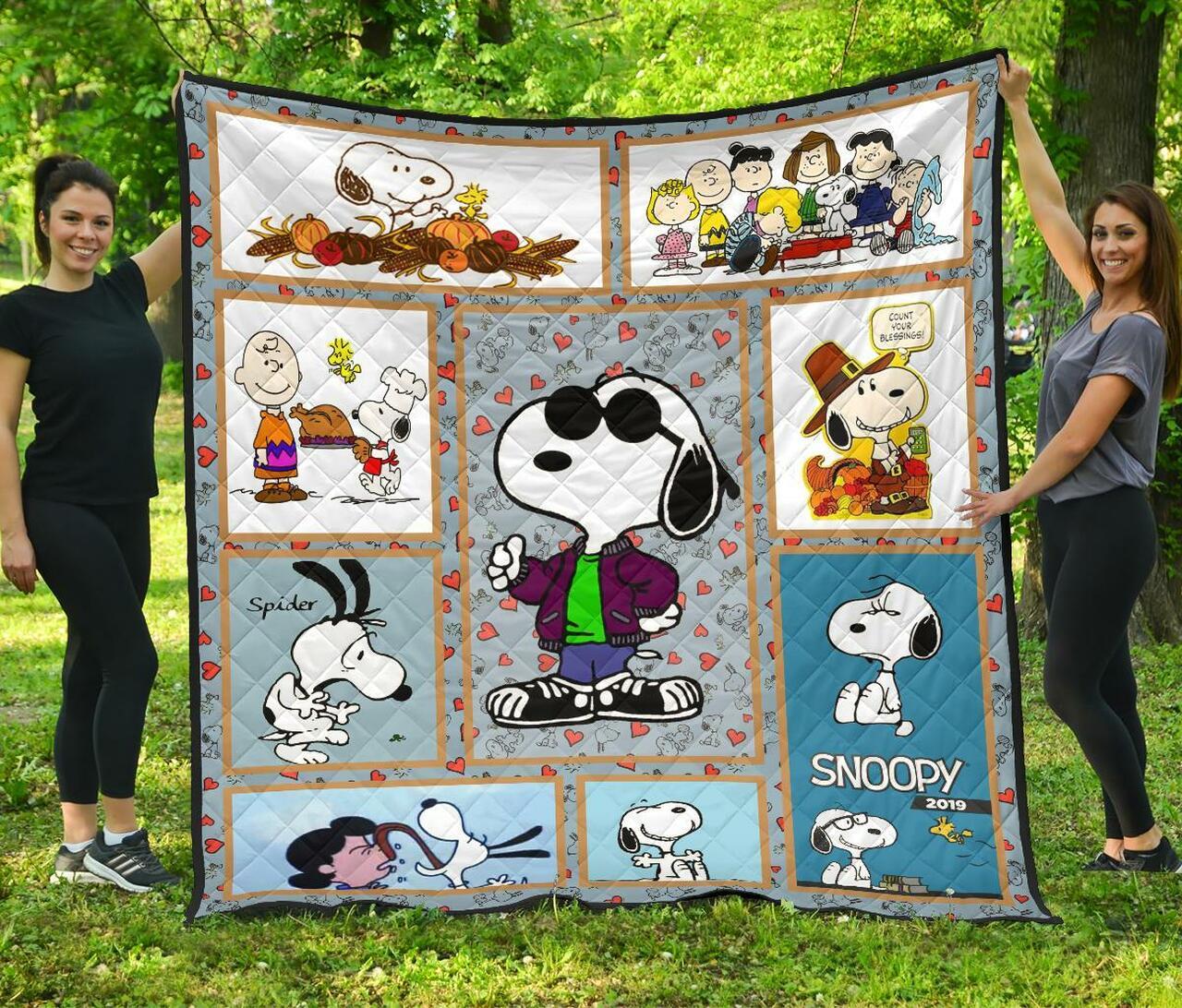 Snoopy Premium Quilt Home Decor Quilt and Home Decor