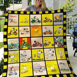 Snoopy Quilt Blanket Hvt300531  Quilt and Home Decor