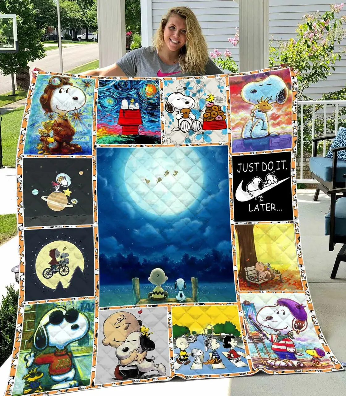 Snoopy T89 Quilt and Home Decor