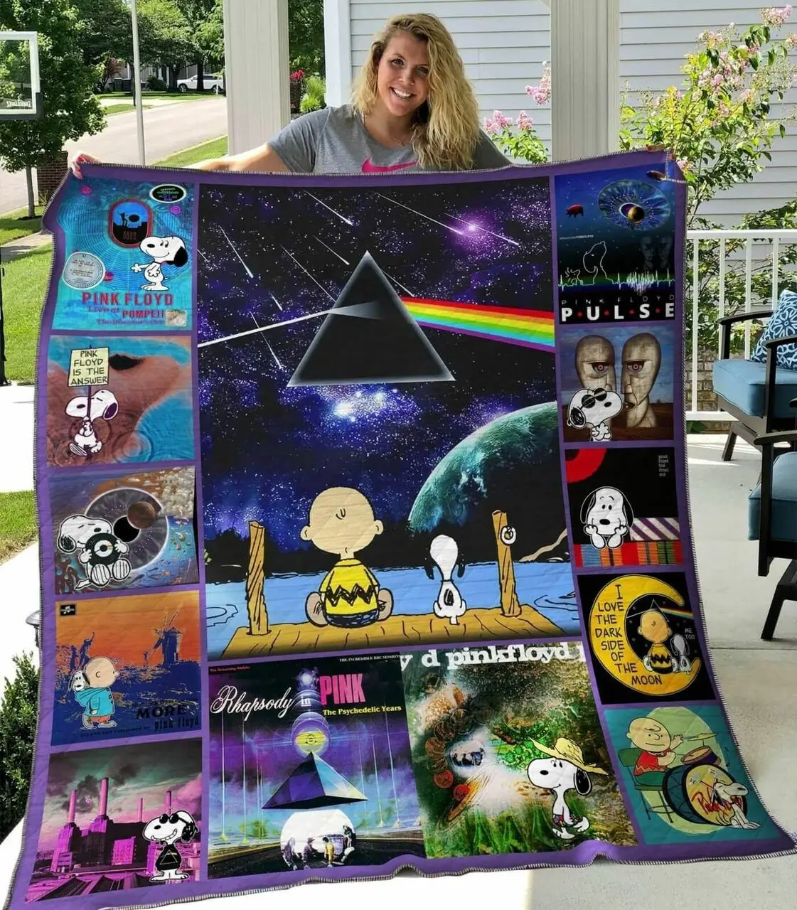 Snoopy Ver2 Quilt Blanket Th2506 and Home Decor