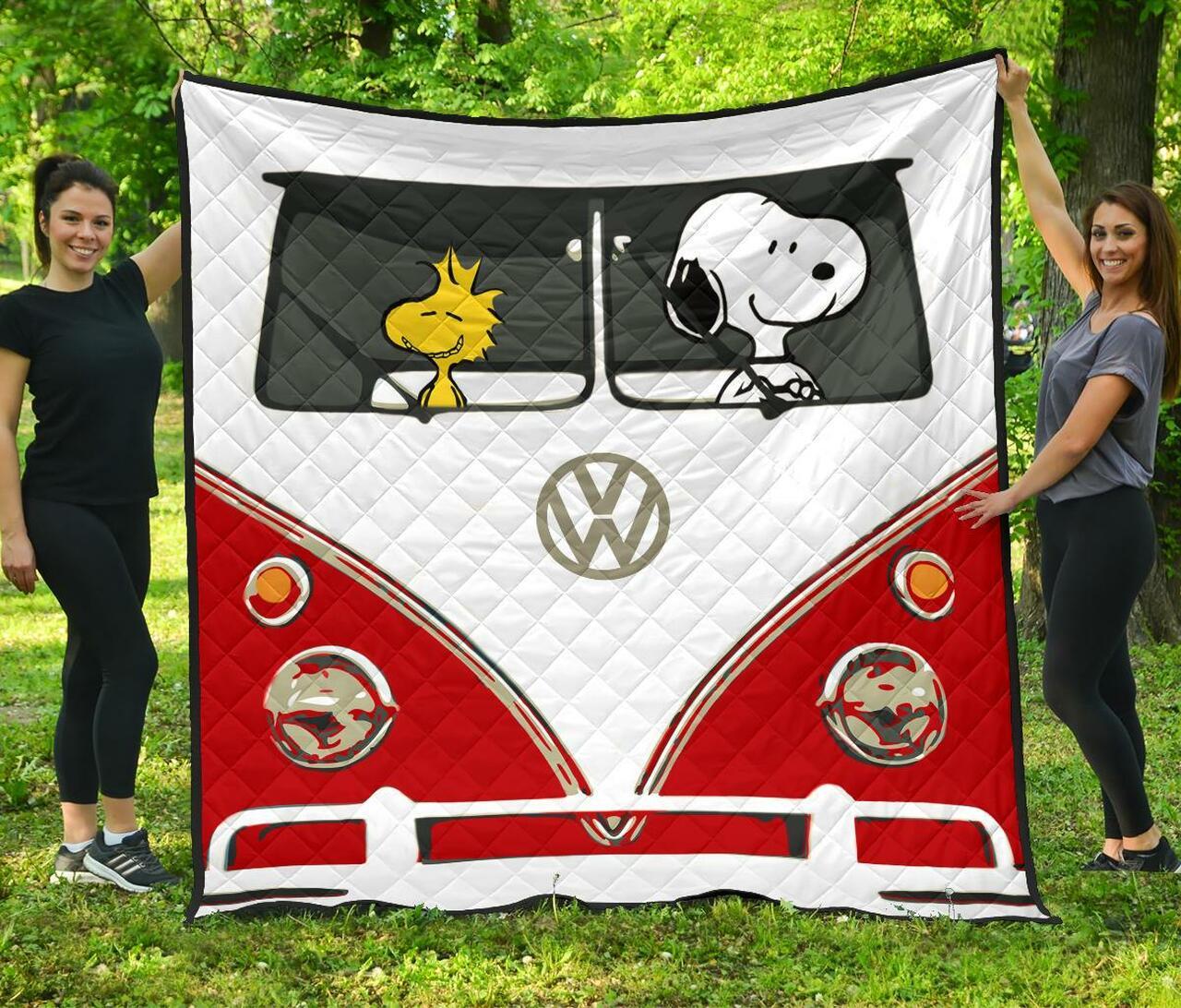 Snoopy Vw Quilt Quilt and Home Decor