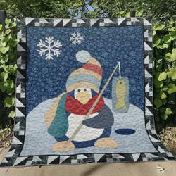 Snowman Cg250619 Quilt Blanket and Home Decor