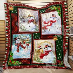 Snowman Christmas Hur Quilt ih and Home Decor
