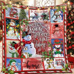 Snowman Dac261010 Quilt Blanket and Home Decor